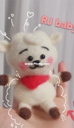 wool felt-BT21 RJ
