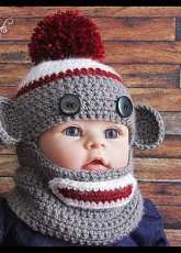 Newborn Knots - Amanda Chapman - 57 Monkey Balaclava