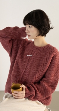 Everleaf sweater by Sallyknit