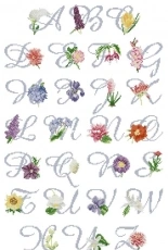 Orbis Pictura - Floral Alphabet (Abecedaire des fleurs) PCS