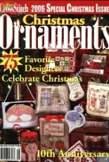 Just Cross Stitch JCS Christmas Ornaments 2006