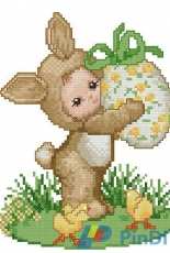 Ellen Maurer Stroh EMS Animal Babies - Spring Bunny Baby PCS
