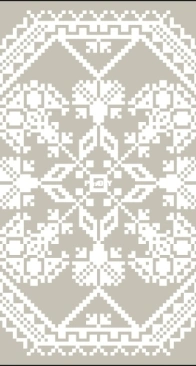 Modern Folk Embroidery - A Quaker Medallion  XSD+PCS