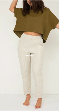 Elizabeth Suzann Studio - Clyde Work Pant -  Size 000-28