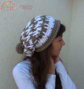 Crochet slouchy beanie by lilito handmade1