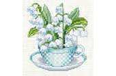 The Vermillion Stitchery - 2011 Teacup Posies - May - Free