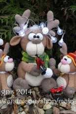 Mala Designs - Big  Moose - Christmas  2014