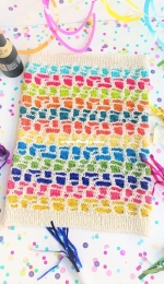 Crazy Confetti Cowl -  MonsterKnits - Cally Monster