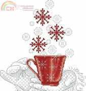 Ajisai Designs - A Cup Full of Wishes, Blackwork