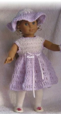 Patterns by Jeannine - Jeannine M. Holper - AG63 Dress with Spring Hat