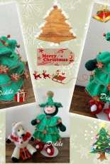 A Christmas tree doll