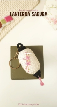 Lanterna Sakura mommyatelier portuguese