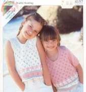 Sirdar-4157-Vintage-Jumper & Cardigan