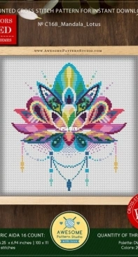 Awesome Pattern Studio 168 - Mandala Lotus