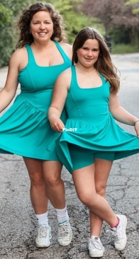 Petite Stitchery Co - Ashley R - Adult Leary Dress and Shorts - Sizes XXS-5X