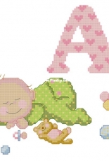 ABC Babies A from Las Labores de Ana Extra Baby 29 PCS