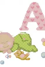 ABC Babies A from Las Labores de Ana Extra Baby 29 PCS