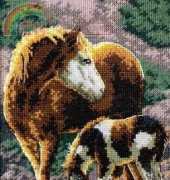 Dimensions - The Gold Collection Petites 65073 Sunlit Horses