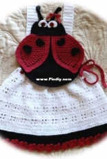 Sugar toe Babies -Annette Sanko - Love Bug Ladybug Sundress