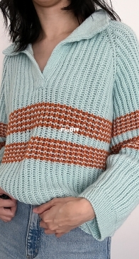 Fishermans Rib Sweater - Fridat Knits - English
