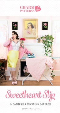 Charm Patterns - Sweetheart Slip - Sizes 2-20