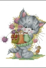 Schoolboy Kitten by Sichkar Svetlana