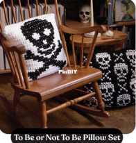 Premier Yarns - Amy Gunderson - To Be or Not To Be Pillow Set - Free