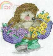 DMC K633 Country Companions  Flower Seller