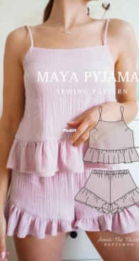 Anna the Tailor - Maya Pajama - Sizes EU34-44