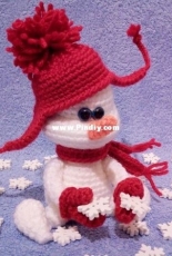 Knittoy -  Tatyana/Tatiana Knittoy - Snowman With Rooster- Russian