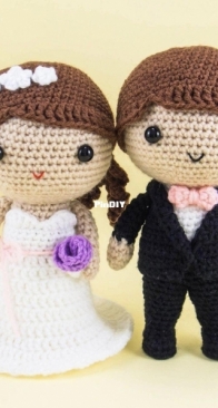 Jia Tan - Bride and Groom Amigurumi - English