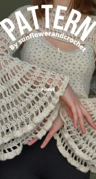 Sunflower and Crochet - Brenda Hof - Olivia Shrug - Free