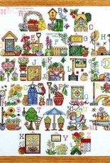 Design Works 9918 Gardening ABC by Joan Elliott