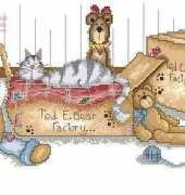 The Design Connection CP7-922 Ted E. Bear Factory (pat)