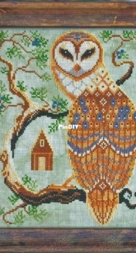 Cottage Garden Samplings - A Year in the Woods #8 CGS-1098 The Barn Owl XSD