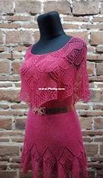 Valentines Heart Knit Dress by Arina Shofiya-Free