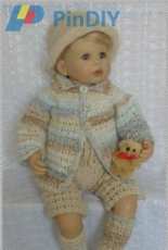 Just Crochet - Heather Davidson - 106C boys jacket pants hat and long socks