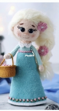 Polly Toys Crochet - Dasha Lobacheva - Spring Elsa Doll