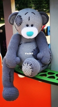 Monoxa Crochet Toys - Oxana / Roxanne - XL Teddy Bear