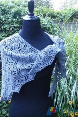 Impeccable Knits-Tangled Garden Shawl by Luise ONeill