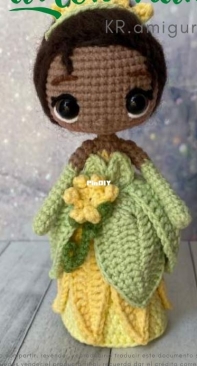 KR amigurumis - Karina Romero - Tiana - Spanish