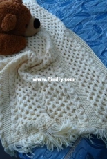 plaid of thick yarn