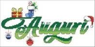 Greetings with Christmas items/Auguri con articoli natalizi by Simonetta Sabatucci