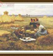 Classic Cross Stitch CCS WO265 - Dejuner Dans Les Champs