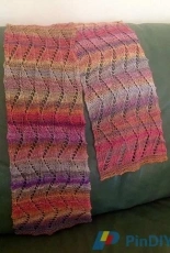 Pilsener Zigzag Scarf by Laurel Brandt-Free