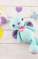 Sweet Oddity Art - Carolyne Brodie - Blue the Butterfly