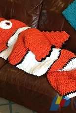 Studio7Crochet - Janet North - Clownfish blanket