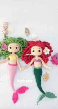 Crochet Ece - Nergiz Yetgin - Mermaid and Jellyfish