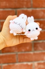 Yarns and hooks - Milia229 - Emilia Tan -  Molang and Piu piu - Free
