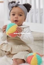Red Heart - Michele Wilcox - LW6512 Babys First Beach Ball - Free